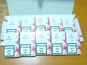 Ţigări de contrabandă, confiscate de poliţişti